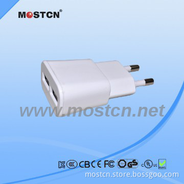 Promotional multi port usb chargers for optional plug